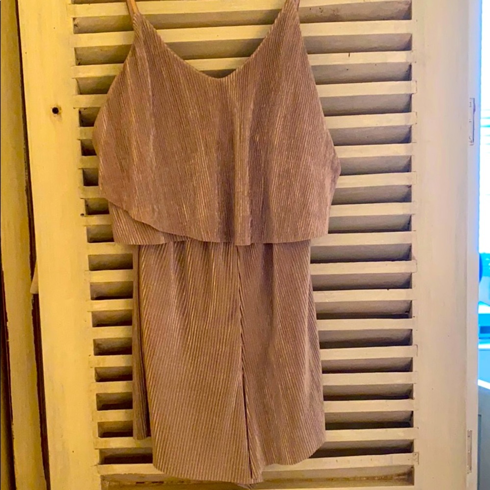 Gold romper